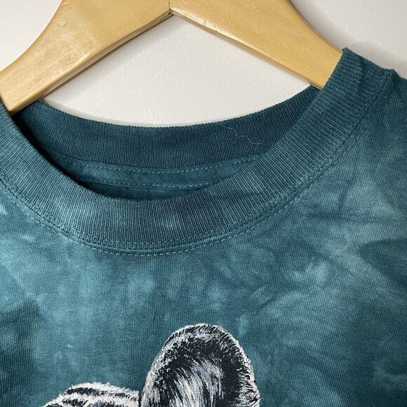 Vintage The Mountain White Siberian Tiger T Shirt Adult M Medium Green SeaWorld - Picture 3 of 9